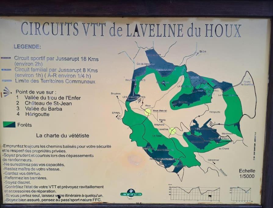 Gite Spa "La Foret Argentee" Proche Gerardmer Laveline-du-Houx Esterno foto